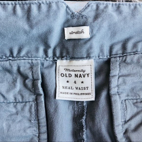 Old Navy Maternity Real Waist Gray Cords - 4 - Picture 6 of 7